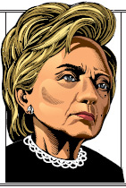 evil hillary going to get you