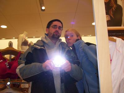 me and tess at the gap