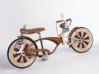 wooden low rider bike