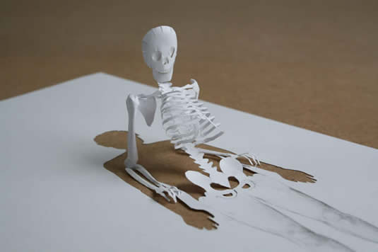 paper skeleton