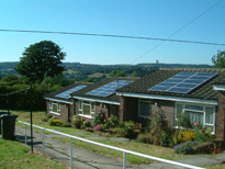 solar panels on homes