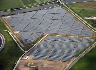 giant solar power plant in Bavaria
