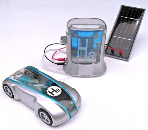 h-racer hydrogen car and solar charger