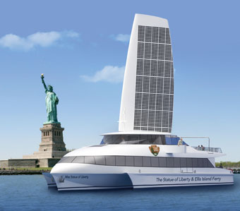 solar wind hybrid ferry