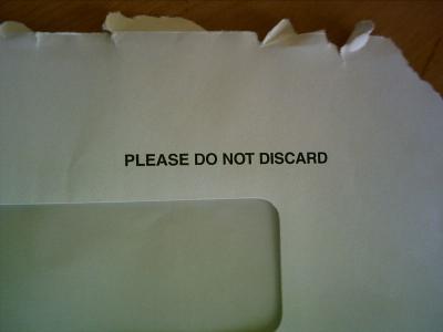 please do not discard