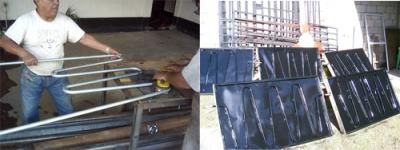 making solar thermal panels