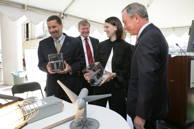 bloomberg with water turbines