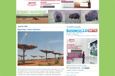 green wombat