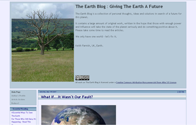 the earth blog