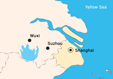 wuxi lake map