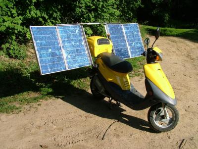 DIY solar scooter