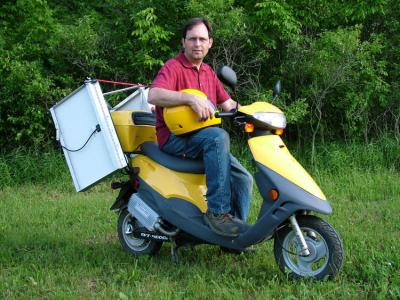 DIY solar scooter