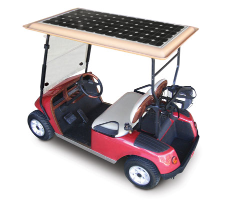 solar golf cart