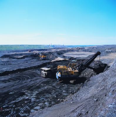 open pit tar sands mining