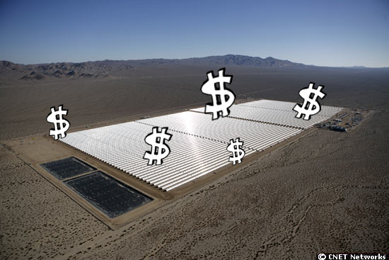 Nevada solar one money