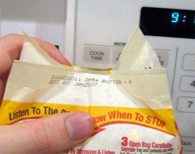 microwave popcorn