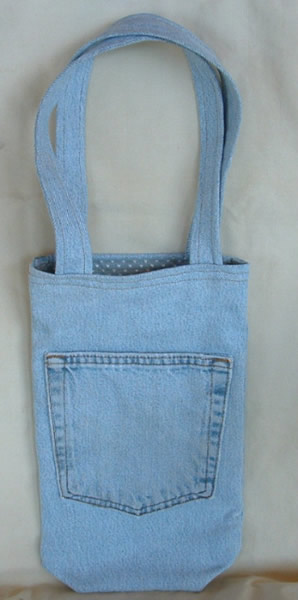 denim jean bag