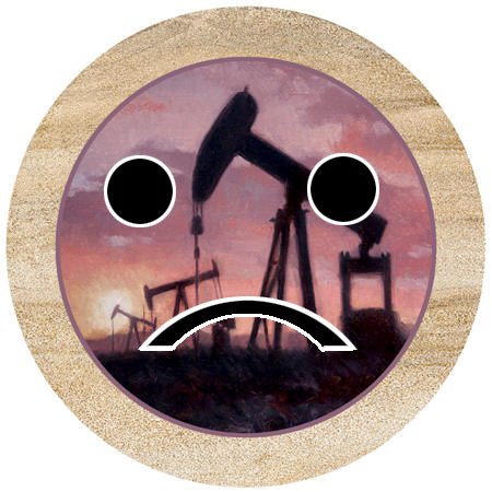 sad face oil