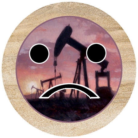 sad face oil