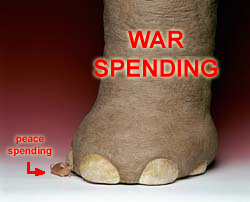 mouse and elephant war spending