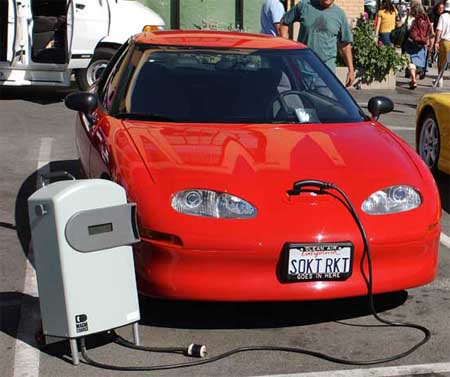 electric powered cars image