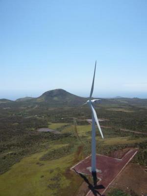 galapagos wind turbine
