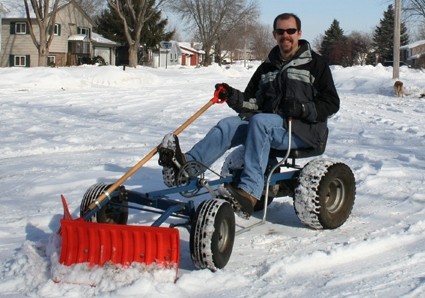 bicycle snow plow