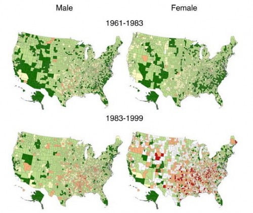 life expectancy going down