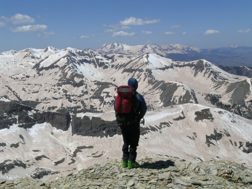 Researchers found twelve "dust events" this winter; Andrew Temple of CSAS is pictured.