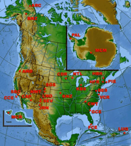 NSF's Arctic LTER Site (ARC) and Toolik Lake field research station are on Alaska's North Slope.