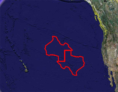 Size Of The Pacific Ocean Garbage Patch