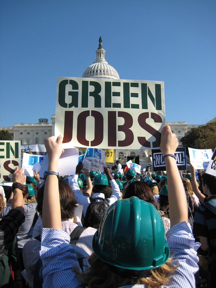 Green jobs take lots of greenbacks